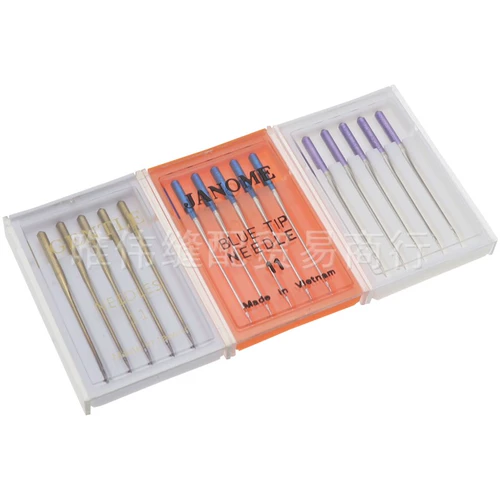 Истина и Шан Мей, оригинальная синяя игла № 11 Эластичная ткань эффективно предотвращает домашнюю швейную машину прыжковой иглы, универсальная фиолетовая игла № 14