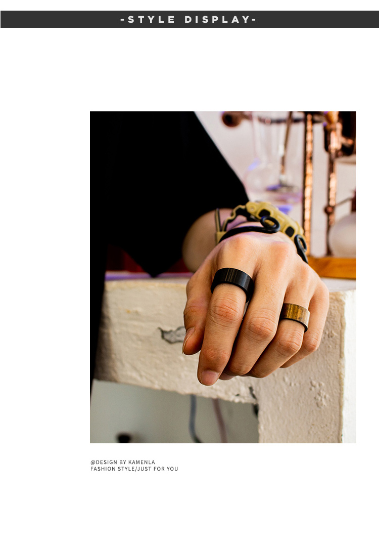 Bague mixte OTHER   en Acier au titane - Ref 3089535 Image 13