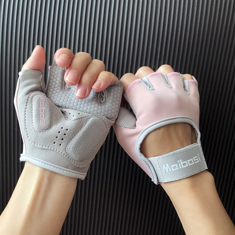 Anti-slip fitness gloves female summer slim fit Cocoon Sports Instruments Training Fitness Bike half finger male single bar yoga