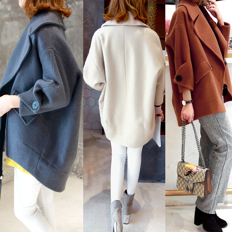 The Hepburn thickened, the female little subterfuge, the little fresher and the jacket design feeling the women's small crowdsourced autumn winter clothing