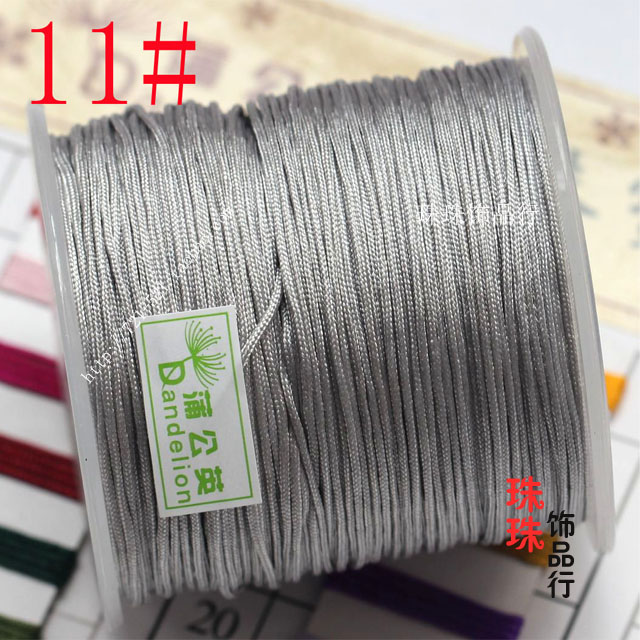 Phụ kiện handmade Đài Loan nhập khẩu trang sức bồ công anh dòng 72 ngọc bích vòng cổ vòng tay vòng chân bện dây thừng đính cườm - Vòng chân lắc chân nữ hàn quốc
