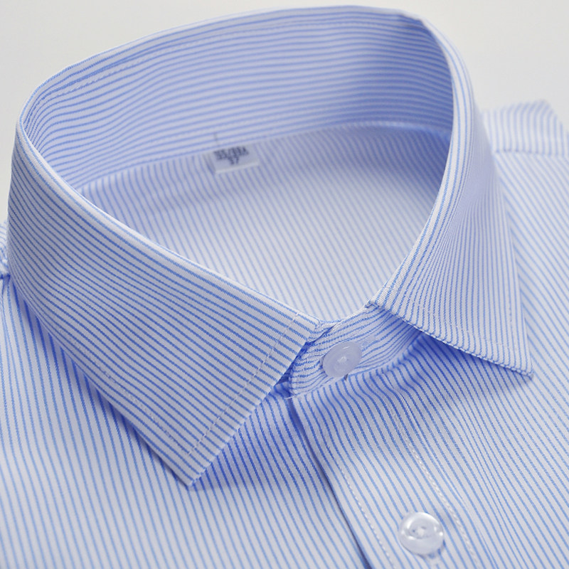 Summer Women Shirt Sashimi Slim Pro Dress Shirt Bank Workwear Blue Striped Long Sleeve Tooling Blouse