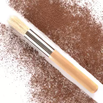 Bean grinder cleaning brush wooden handle slender hair front coffee machine with sweeping brush powder slag cleaning brush coffee utensils