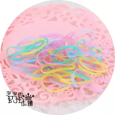 (Bubble house)BJD SD baby with super mini small rubber band hair ring Jelly color black 3 points 4 points 6 points universal