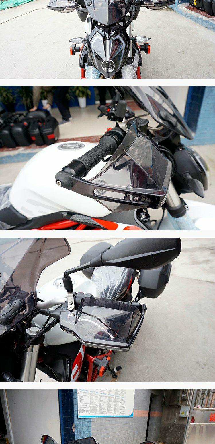 Áp dụng cho xe máy Benelli Huanglong BJ300GS xử lý lá chắn gió và tay cầm phụ kiện che chắn - Kính chắn gió trước xe gắn máy 	mua kính chắn gió xe máy