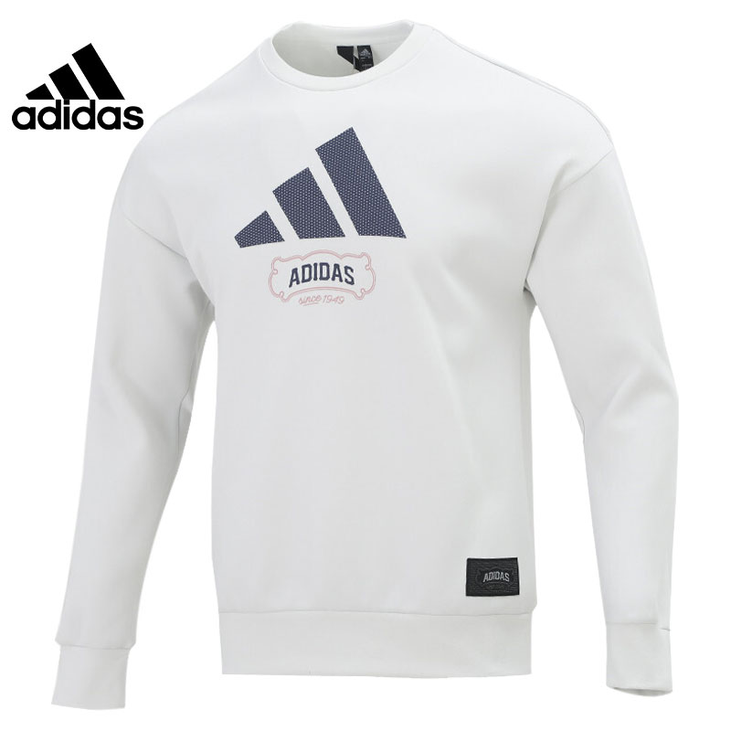 Adidas Official Men's Sports Training Casual Round Neck Sweater