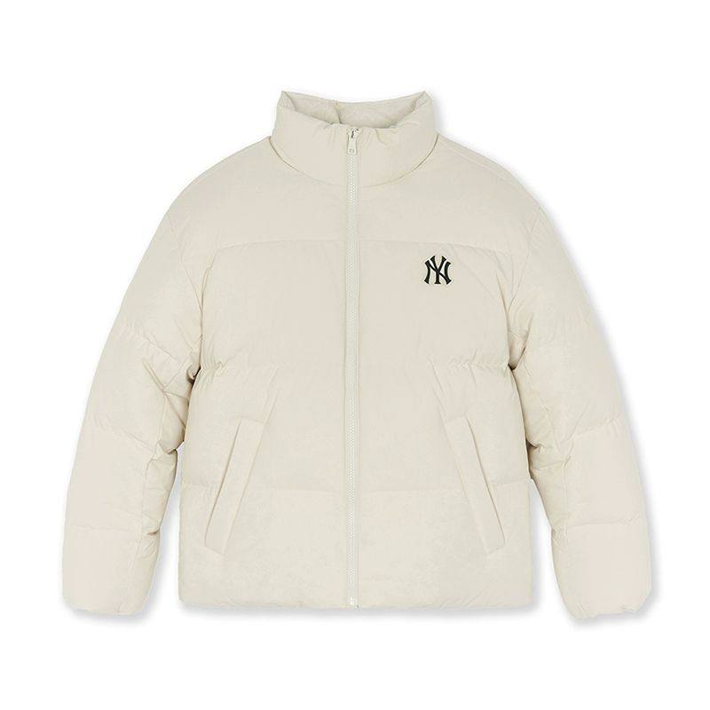 MLB美职棒25款纯色LOGO贴标立领羽绒服3ADJB2056