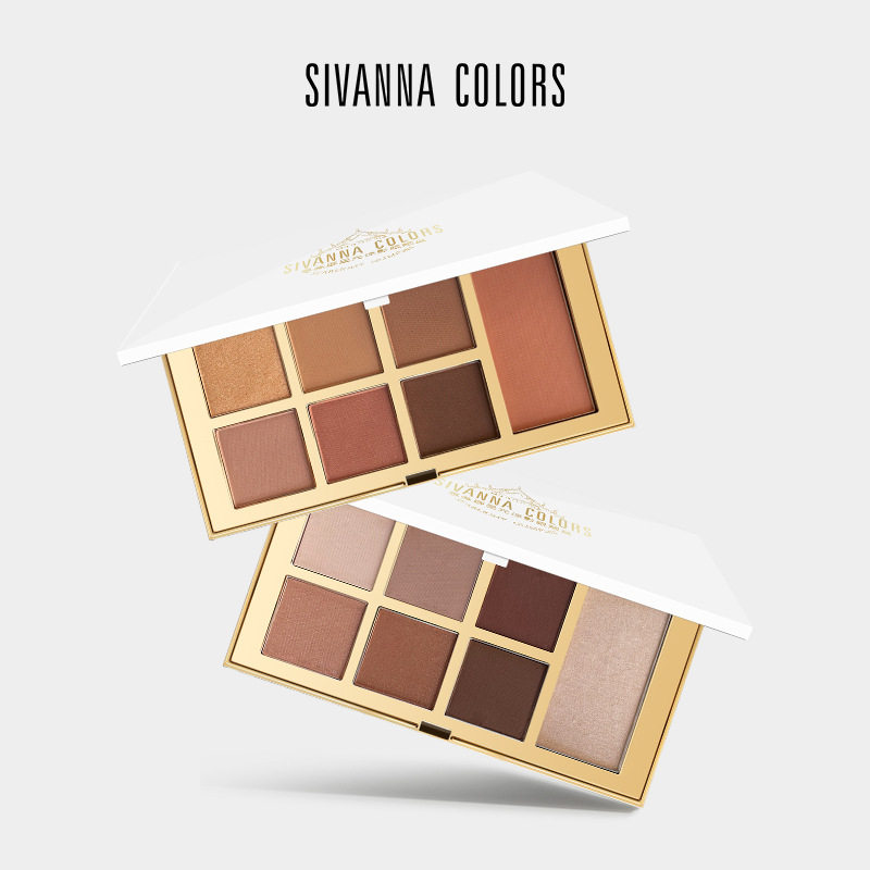 SIVANNA/思薇娜星光掠影眼颊盘哑光珠光修容眼影盘16g