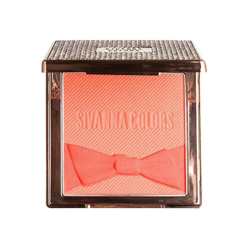SIVANNA/思薇娜钻石玫瑰精油腮红蝴蝶结腮红高光10g