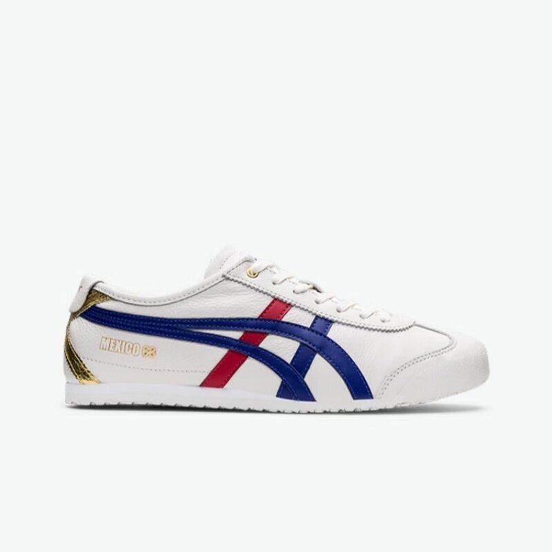 [经典]Onitsuka Tiger鬼塚虎MEXICO 66&trade;男女复古烫金休闲小白鞋