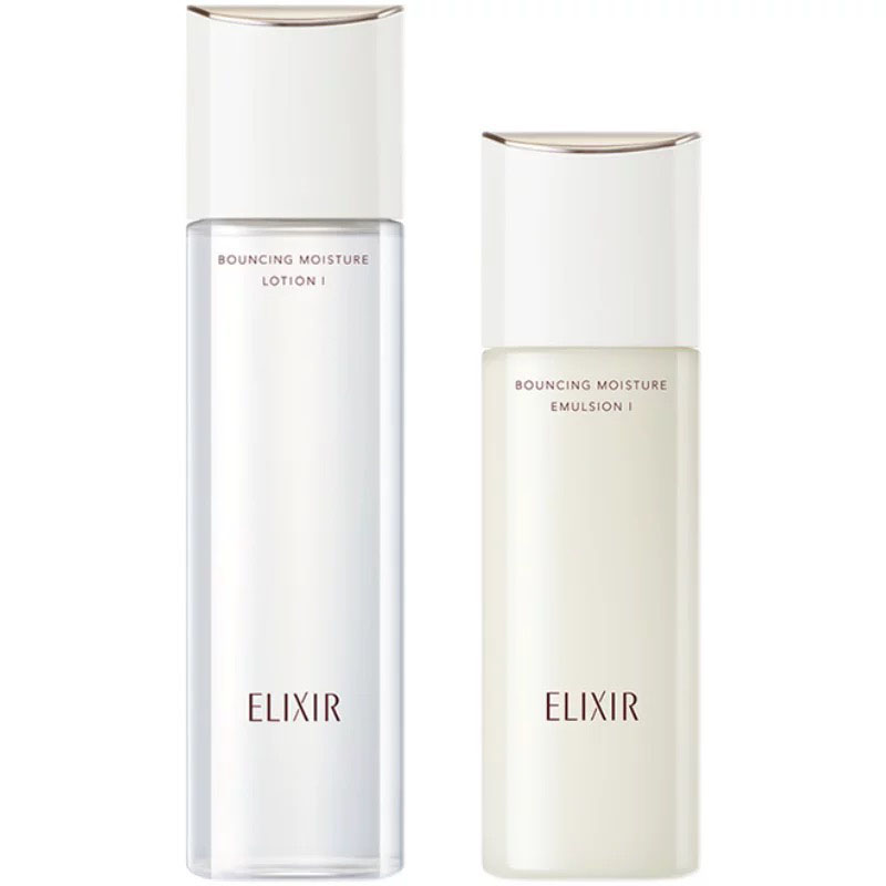 日本Elixir怡丽丝尔优悦活颜水乳套装 弹润水170ml+乳130ml