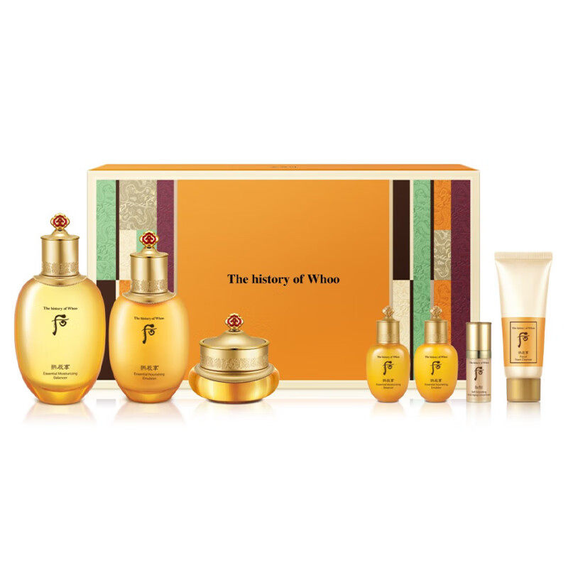 韩国whoo后拱辰享三件套盒护肤品套装 企划版