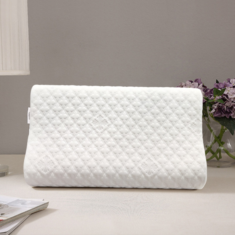 慕思（DeRUCCI）【礼品款】苏菲娜系列 康睡波浪记忆枕回弹睡眠亲肤颈椎枕棉单人睡觉枕头 波浪记忆枕PSZ1-173