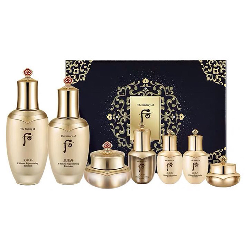 韩国后WHOO 天率丹和率套盒套装礼盒7件套（新旧版本随机发）