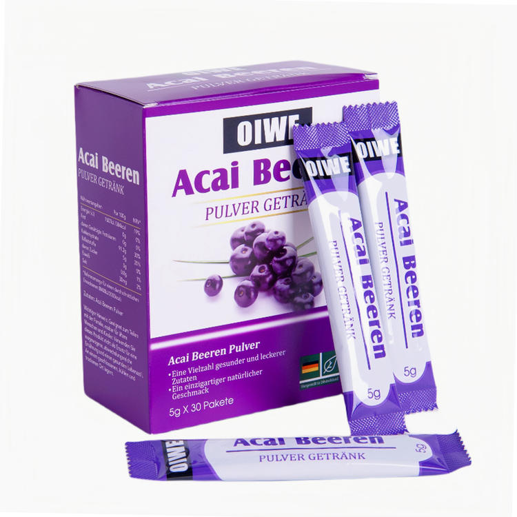 OIWE巴西莓粉5g*30条/盒冻干粉花青素亮白饮抗自由基果蔬饮