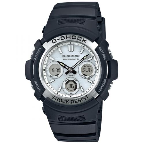 卡西欧（CASIO）AWG-M100S-7AJF系列200m防水运动休闲耐冲击舒适流行太阳能男表