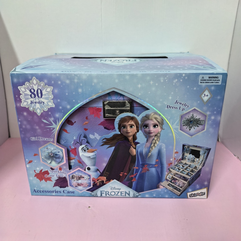 Costco Purchase Disney Elsa Frozen Surprise Dress-Up Gift Box DIY Jewelry Hair Accessories Girl Gift Costco Purchase Disney Elsa Frozen Surprise Dress-Up Gift Box DIY Jewelry Hair Accessories Girl Gift