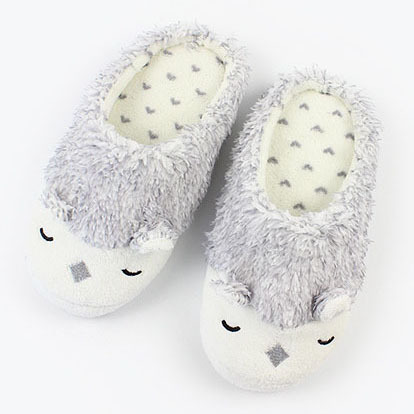 Clearance Sale Autumn and Winter Women's Warm Home Cotton Slippers, Cute Owl Slippers, Indoor Silent Soft-Soled Slippers