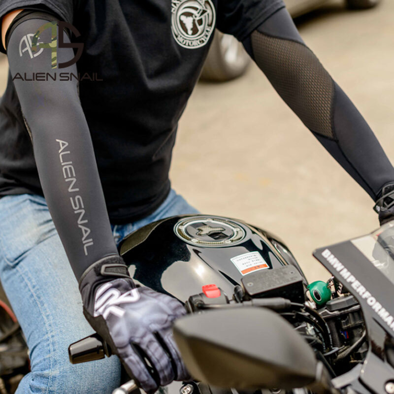 Alien snail locomotive summer cycling sun protection ice cuff commuter anti-scrubbing locomotive mesh protector