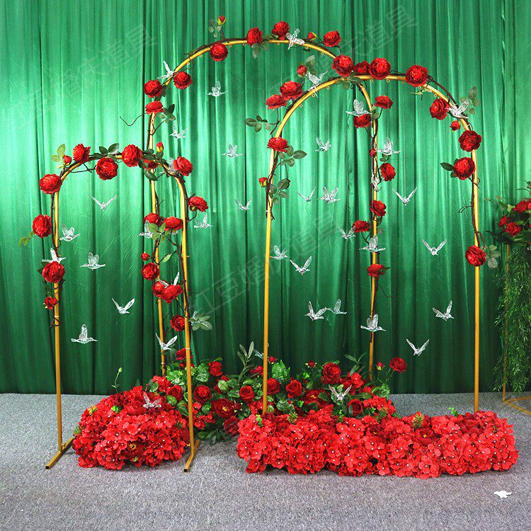 Wedding Props Road Leading New Iron Art Rainbow Road Leading Pendulum Pieces High Mountain Flowing Water Wedding Background Shop Windows Decorative Swing Accessories