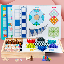 Flying chess checkers backgammon chess two-in-one childrens educational toys students multi-functional games