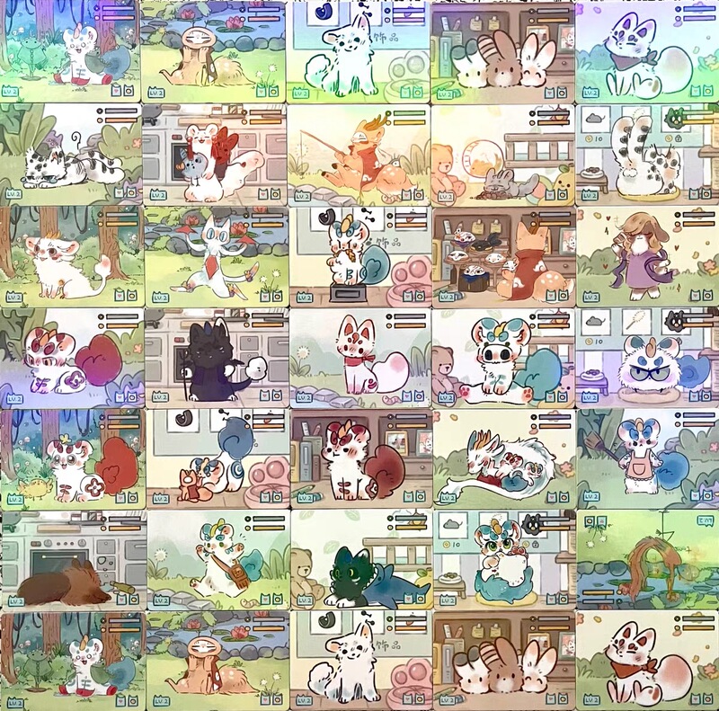 Official Edition - There Be Beasts Furball Music Carnival - Breeding Series Walnut Four-Like Listening to Heavenly Fortune
