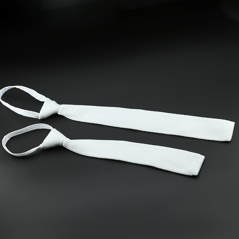Boys and Girls Competition White Tie Equestrian Competition Disorder Pure Adult Child Tie Tie