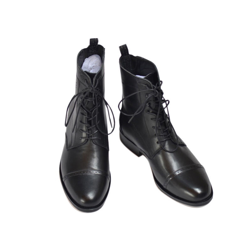 Equestrian equipment Bull Leather Abrasion Resistant Children Adult Equestrian Horse Boots Riding Shoes Man Riding Race Horse Equestrian