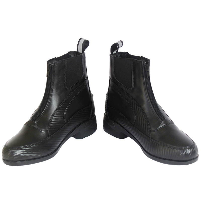 Professional head skin equestrian training competition horse stitch horse coach leather shortboot knight kit equipment