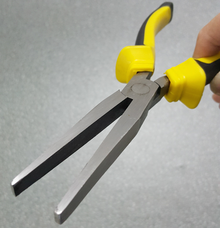 Laser welding auxiliary pliers High side welding auxiliary flat pliers No side word stainless steel luminous word auxiliary bending pliers