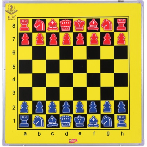 Chess teaching chessboard Magnetic single-sided with hook teaching chessboard teaching pieces