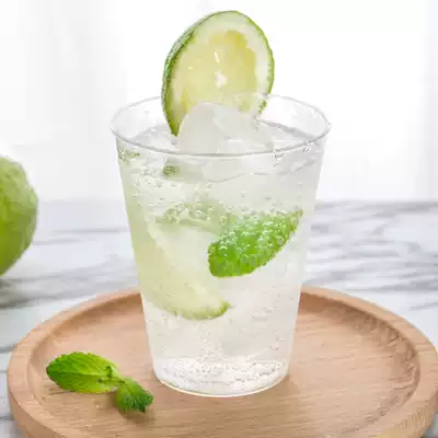 Trumpet flower 250ml Aviation Cup plastic cup hard Cup transparent thick drinking cup disposable cup 100