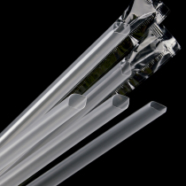 20cm independent packaging Pearl milk tea straw Transparent ice straw Milk tea drink coarse straw 100pcs