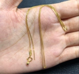 Большая утечка S925 Серебряная игла универсальная цепь. Кусок трехцветного дополнительного 45 (A3-5)