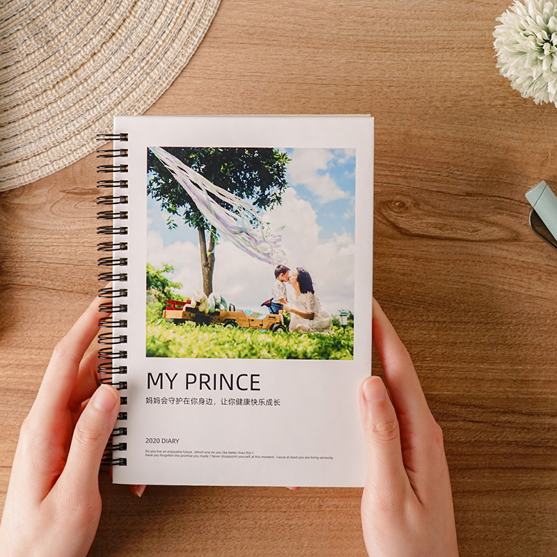 Photo Notebook Customization 2020 Calendar Notepad Handbook Personalization Customization