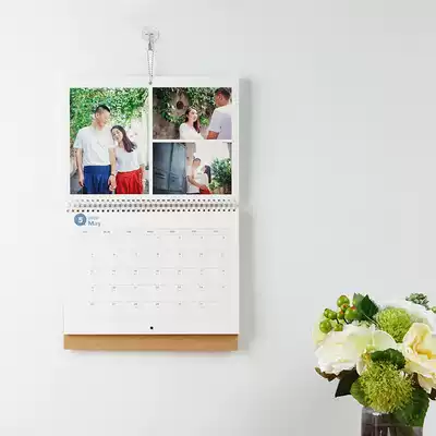 Photo wall calendar diy2021 baby calendar customization 2021 homemade photo making children's creative calendar customization