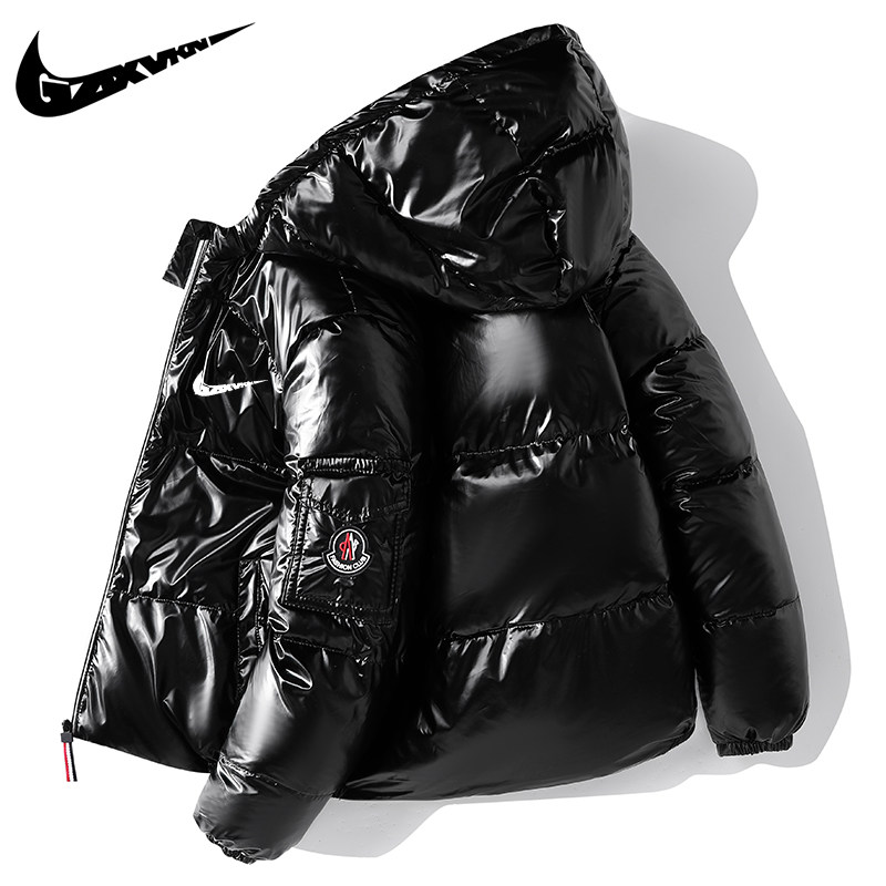 Nike Dunchao boys and girls down jacket 2022 new bright surface tide brand medium and large children's clothing white duck down winter jacket