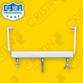 German Christian 12-24 inch adjustable width aluminum alloy double support floor roller brush holder D6310