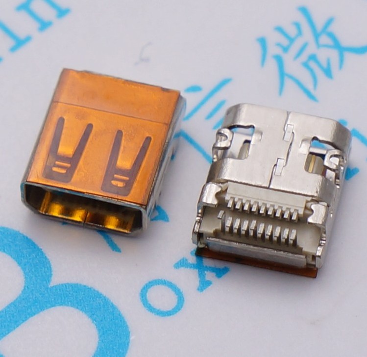 小型 贴片 MICRO HDMI 全贴片 高清插座19P 微型高清视频插口插座