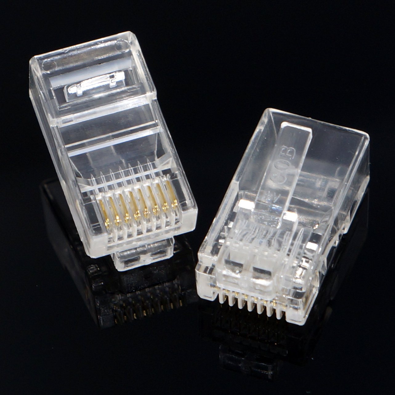 RJ45 crystal head Pure copper network crystal head Network cable crystal head 8P8C O8 high quality COB crystal head