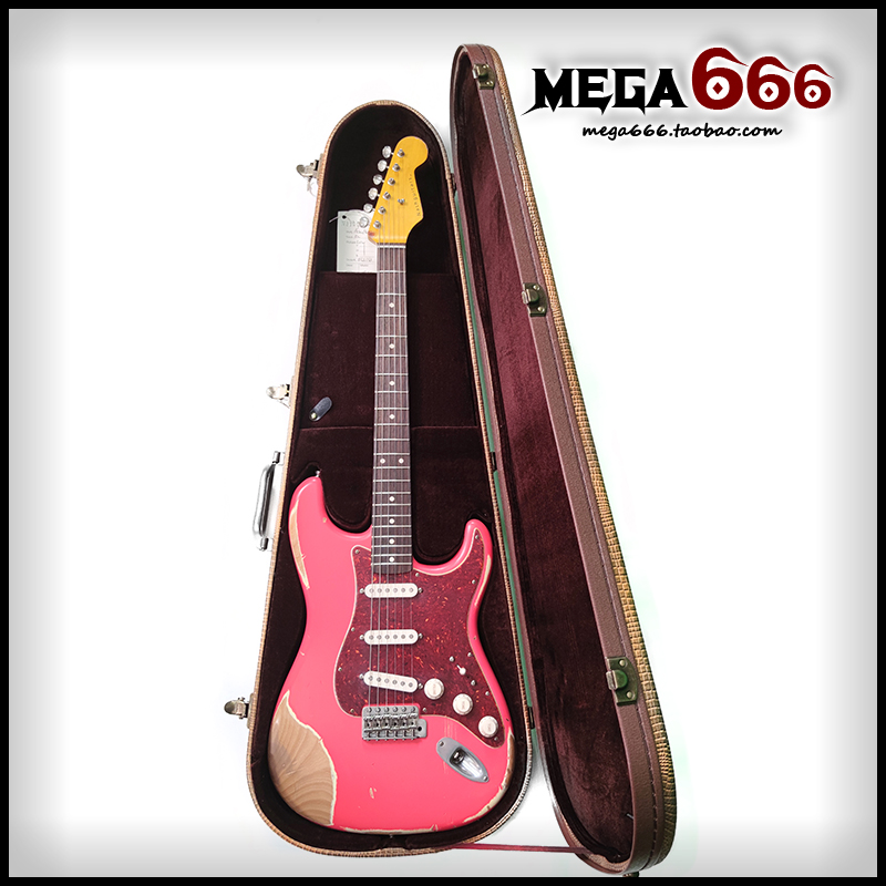 (mega666 )Nash Guitar S63 Stratocaster 1963 Electric Guitar Salmon