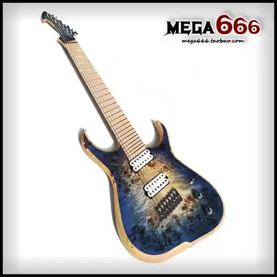 (mega666) Polish handmade piano Skervesen Raptor 7 FF fan 7 string electric guitar