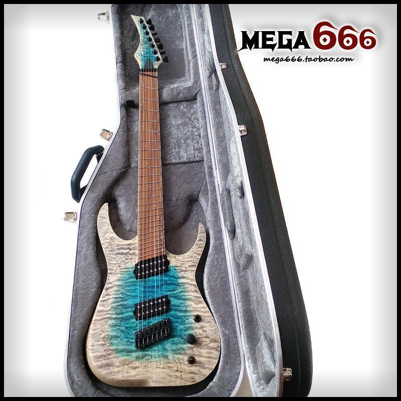(mega666 )Skervesen Raptor 7 FF Fan 7 string Polish Handmade Piano Electric Guitar