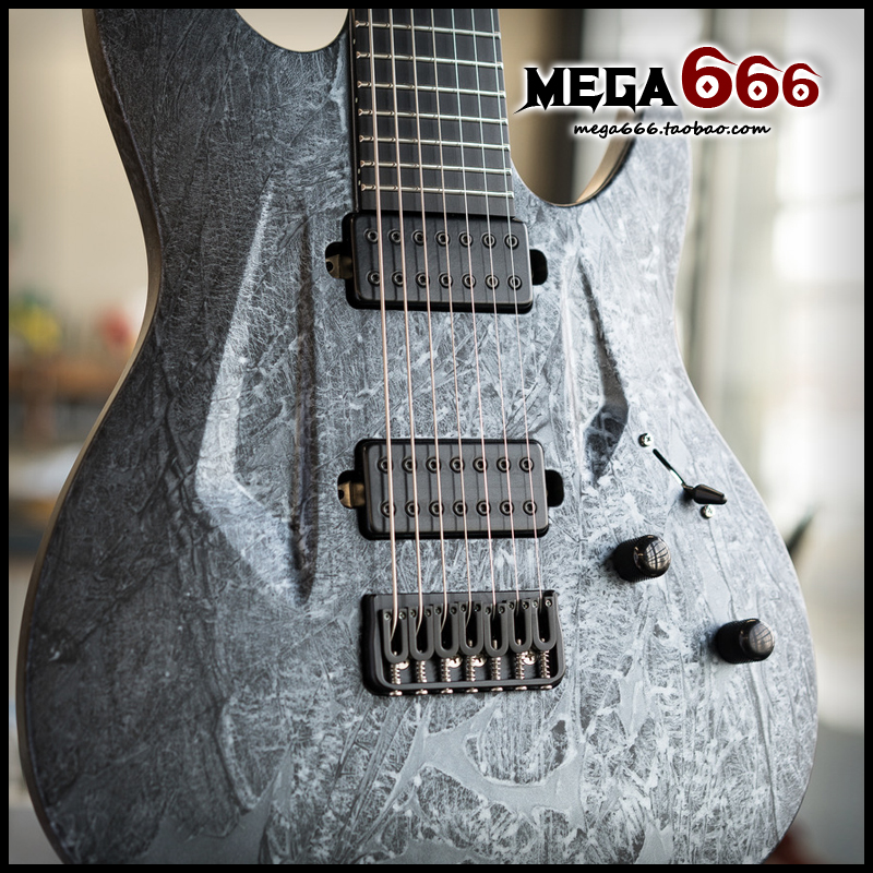 (mega666 )Aristides Guitar 070 Sapphire Grey Dutch Hi-Tech Fiber Electric Guitar
