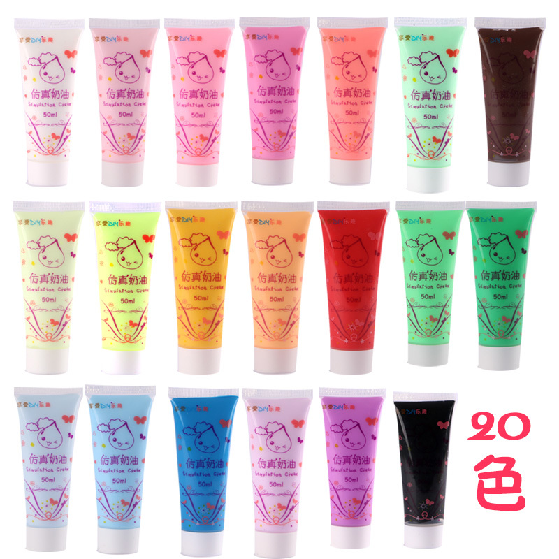 20 50ml cream glued mobile phone protective shell DIY material bag emulated small bruise cashew jam 22 new hand suit Foot box