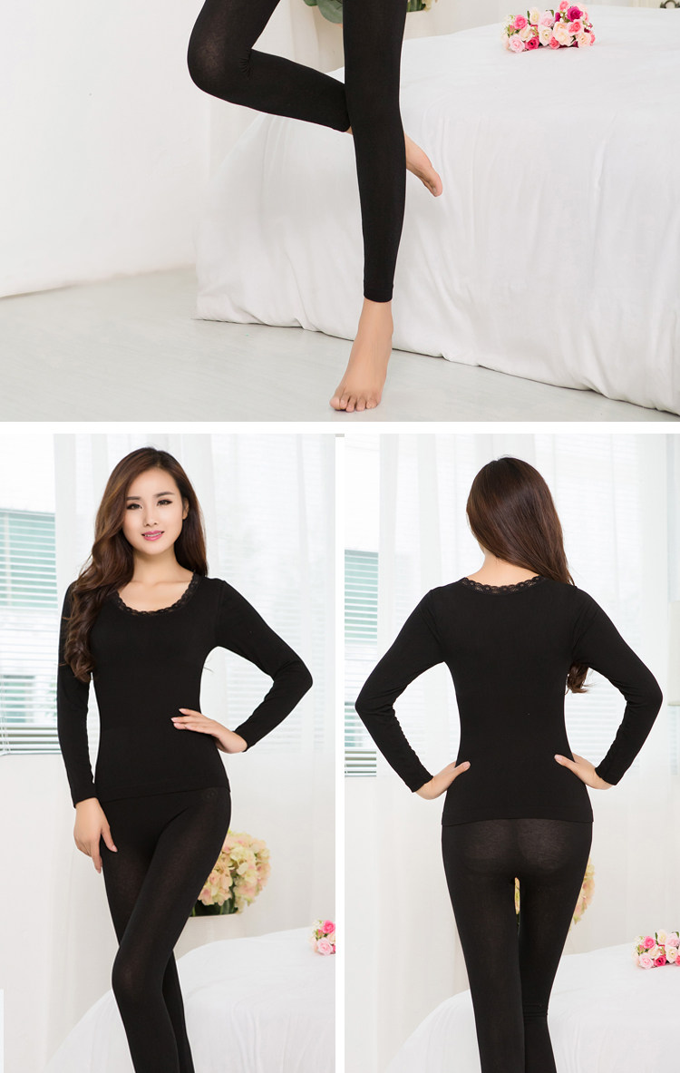 Sous-vêtement thermo jeunesse simple en viscose - Ref 755547 Image 26