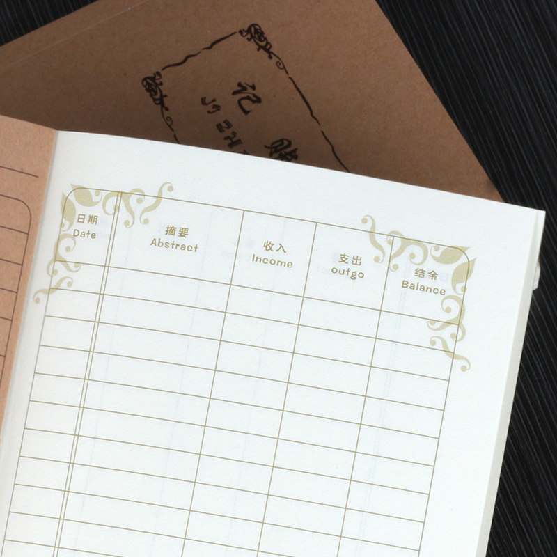 Bookkeeping Bentent BenMing Ledger Family Wealth Management Notebook Sloth Money company Cash Diary Stream Taobao Life Annual Bill Flower Seller notebook Sub-receipts Book sales Booklet Customary