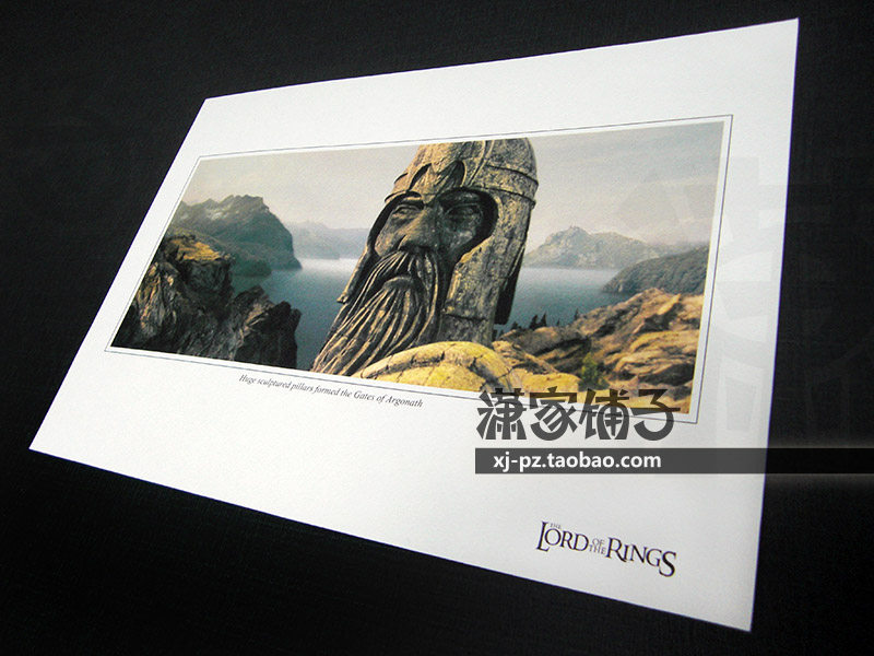 Argonas Colossus Argonath Hobbit Lord of the Rings Map Decorative Painting