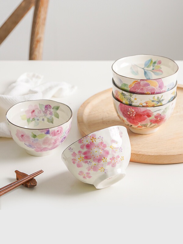Japanese Imported Ceramic Blue Household Ceramic Tableware Rice Bowl Housewarming Gift Rice Bowl Soup Bowl Gift Box Set Japanese Imported Ceramic Blue Household Ceramic Tableware Rice Bowl Housewarming Gift Rice Bowl Soup Bowl Gift Box Set