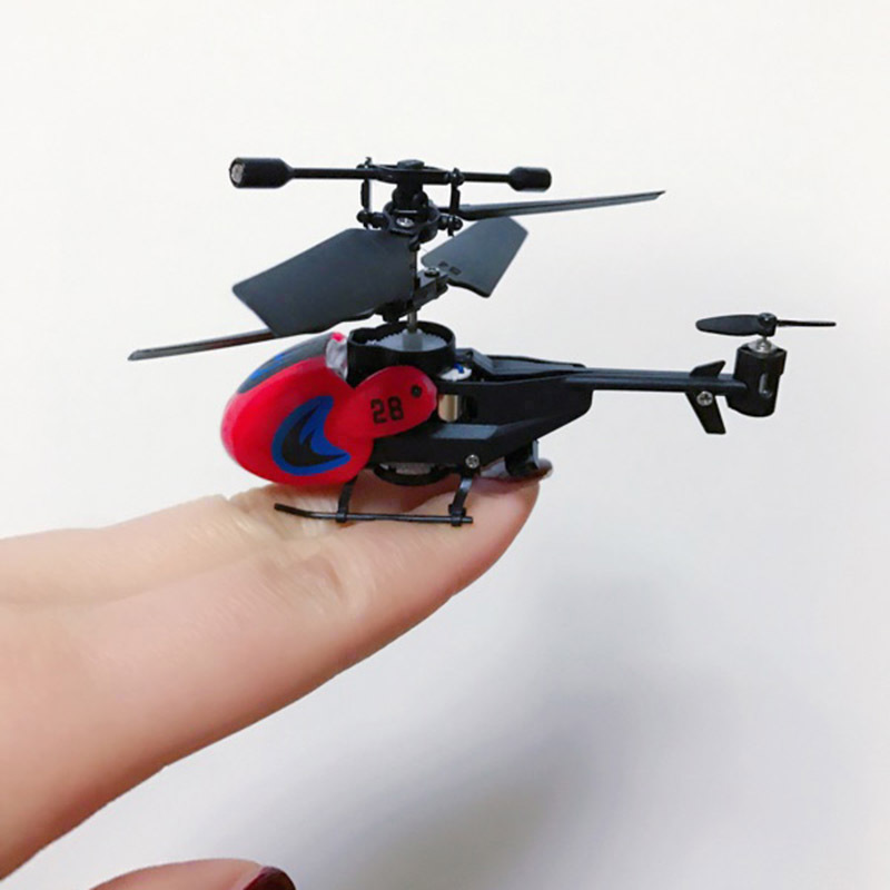 Mini remote control plane helicopter toy Ultra-small teen drop-resistant charging children anti-collision adult drone